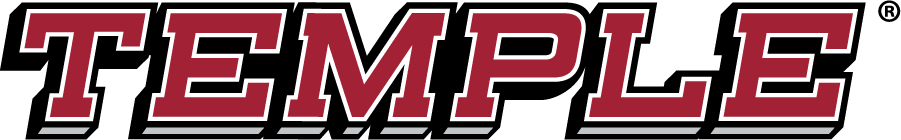 Temple Owls 2014-2020 Wordmark Logo v6 diy iron on heat transfer